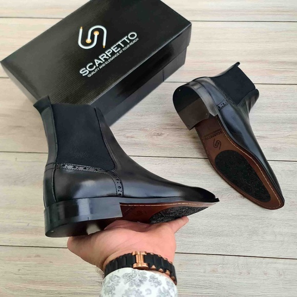 Men's Leather Chelsea Boots | Handmade - Picture 8 of 8